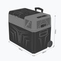 Yolco BCX40 tourist fridge black-grey 17