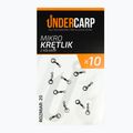 UnderCarp Micro carp swivel with circle black UC43