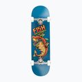 Fish Skateboards Zack Beginner classic skateboard 8.0' blue SKATE-ZAC-SIL-WHI 8