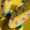 Fish Skateboards Print Memphis yellow FS-FB-MEM-SIL-SGRE skateboard 10