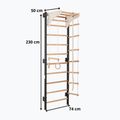 Gymnastics ladder RINAGYM Steel Kom 2 graphit/white 14