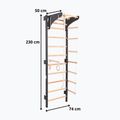 Gymnastics ladder RINAGYM Steel Kom 2 graphit 6