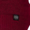 Men's winter beanie Pitbull West Coast Beanie Small Logo burgundy 3