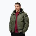 Men's jacket Pitbull Sherpa Hooded Bomber olive