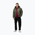 Men's jacket Pitbull Sherpa Hooded Bomber olive 2