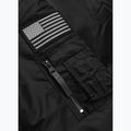 Men's jacket Pitbull Sherpa Hooded Bomber black 11