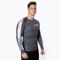 Men's Rashguard longsleeve Pitbull West Coast Rash L-S Hilltop grey/melange