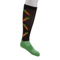 Comodo black/orange riding socks SJP/03