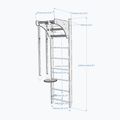 BenchK gymnastic ladder brown BK-111+A204 3