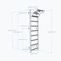 BenchK gymnastics ladder black BK-711B 11
