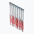 Fischer 10×80 wall plugs with screws 8 pcs for BenchK ladders silver BK-KM8