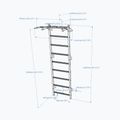 BenchK gymnastics ladder white BK-721W 2