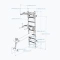 BenchK gymnastics ladder white BK-233W 4