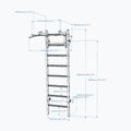 BenchK gymnastics ladder white BK-231W 2