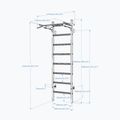 BenchK gymnastics ladder white BK-221W 3