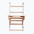 BenchK 212W+A204 white matte/oak gymnastics ladder 2