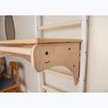 BenchK 212W+A204 white matte/oak gymnastics ladder 14