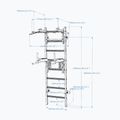 BenchK gymnastics ladder white BK-232W 3