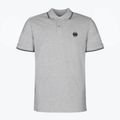 Men's polo shirt Pitbull West Coast Polo Slim Stripes grey/melange