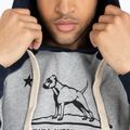 Men's sweatshirt Pitbull West Coast Hooded California 210 grey/dark navy 3