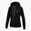Ladies' sweatshirt Pitbull West Coast Hooded Zip French Terry black