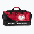 Training bag Pitbull West Coast Big Duffle Bag Logo Pitbull Sports black/red