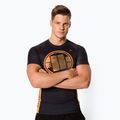 Men's Rashguard Pitbull West Coast Rash T-S Orange Dog black