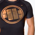Men's Rashguard Pitbull West Coast Rash T-S Orange Dog black 4