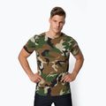 Men's T-shirt Pitbull West Coast Slim Fit Lycra Small Logo woodland camo