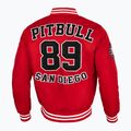 Men's jacket Pitbull West Coast Silverwing Padded Varsity red 3