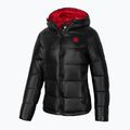 Women's down jacket Pitbull West Coast Shine Quilted Hooded black 4