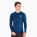 Men's Rashguard longsleeve Pitbull West Coast Performance Small Logo dark navy