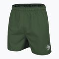 Men's training shorts Pitbull West Coast Performance Small Logo olive
