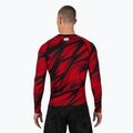 Men's Pitbull Rashguard Dot Camo II longsleeve red 3