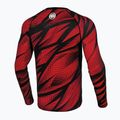 Men's Pitbull Rashguard Dot Camo II longsleeve red 9