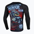 Men's Rashguard longsleeve Pitbull West Coast Masters of MMA Hilltop Rash black 2