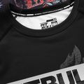 Men's Rashguard longsleeve Pitbull West Coast Masters of MMA Hilltop Rash black 3
