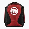 Pitbull West Coast Logo 2 Convertible 60 l red training backpack