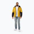 Pitbull West Coast men's winter jacket Evergold Hooded Padded yellow/black 2