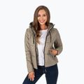 Pitbull West Coast women's winter jacket Jenell Quilted Hooded dark sand