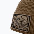 Men's Pitbull Beanie Silvas Blood Dog winter cap coyote brown 3