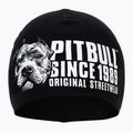 Men's Pitbull Beanie Blood Dog winter cap black