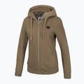 Women's Pitbull West Coast Zip Hilltop Hooded sweatshirt coyote brown