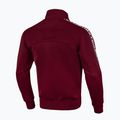 Men's Pitbull West Coast Trackjacket Tape Logo Terry Group burgundy 5