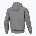 Men's Pitbull West Coast Athletic Logo Hooded Nylon jacket light grey 2