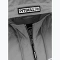 Men's Pitbull West Coast Athletic Logo Hooded Nylon jacket light grey 3