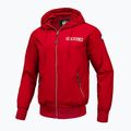 Men's Pitbull West Coast Athletic Hilltop Hooded Nylon jacket red