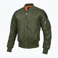 Pitbull West Coast men's jacket Ma 1 Logo Flight 2 olive 4