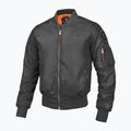 Pitbull West Coast men's jacket Ma 1 Logo Flight 2 graphite