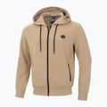 Men's Pitbull West Coast Terry Group Hooded Zip sand sweatshirt